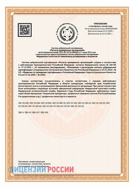 Приложение СТО 03.080.02033720.1-2020 (Образец) Медвежьегорск Сертификат СТО 03.080.02033720.1-2020